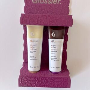 Glossier Lip Balm Duo - Biscotti & Espresso